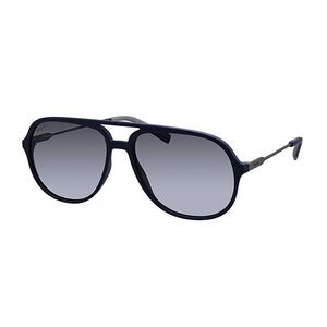 Salvatore Ferragamo Sunglasses Aviator Full Rim, Blue Frame and Blue Gradient